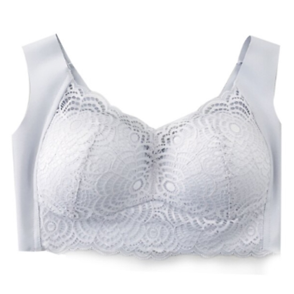 Luciana Secret Lace Bra 7X Gray